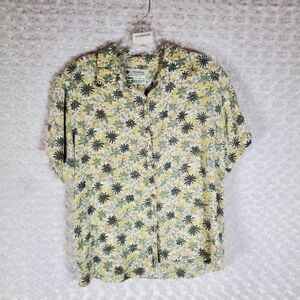 Columbia Sportswear Floral Button-Down Shirt Size M